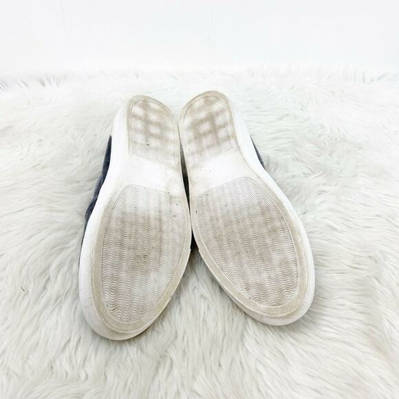 Steve Madden 8 Womens Gray Velour Easygoing Slip-on Sneakers - Picture 8 of 8